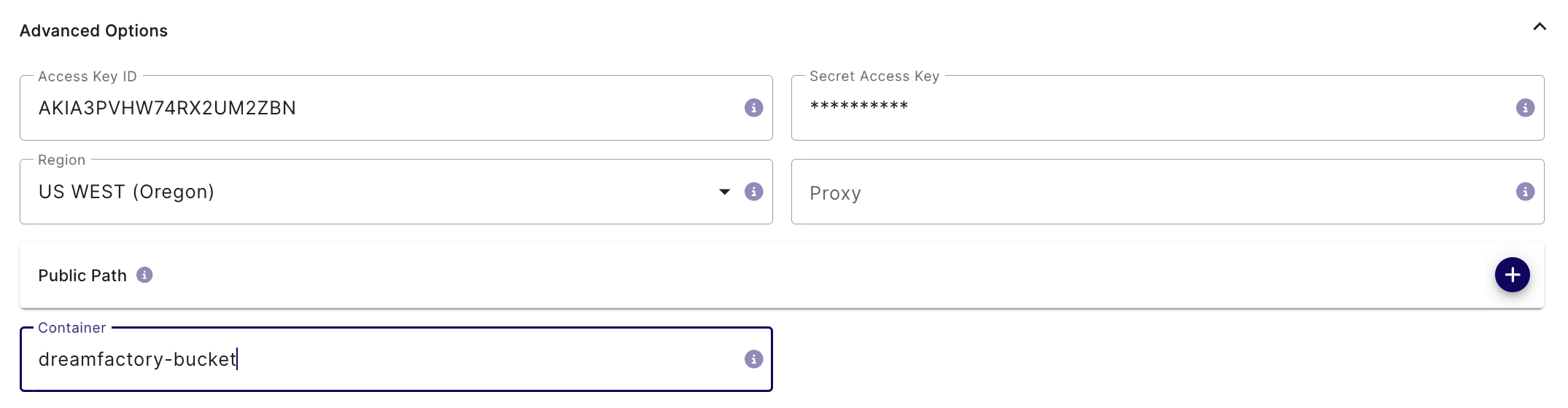 aws s3 config
